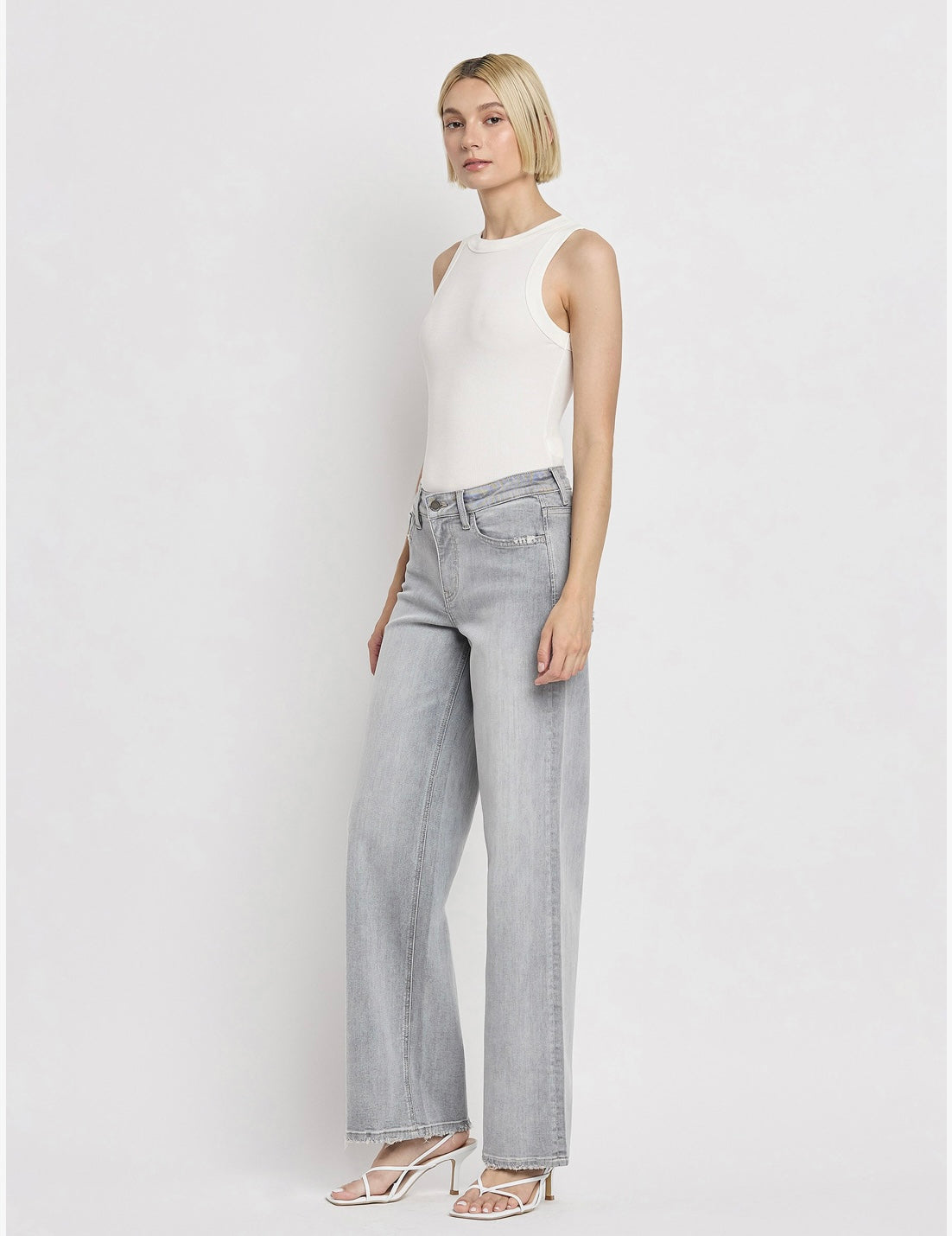 Flying Monkey high rise wide leg jean product image 4.