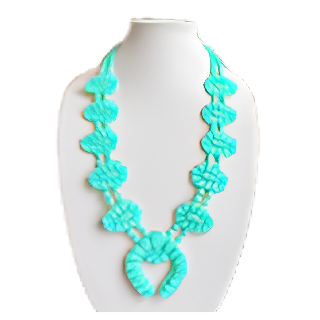Golden Hour Necklace in Stardust Mint by Rahya Jewelry Design - Leopard Grove product image 01