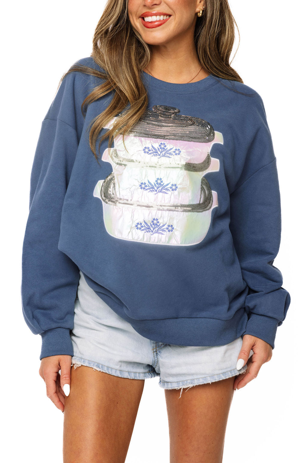 Queen of Sparkles Vintage Corningware Sweatshirt