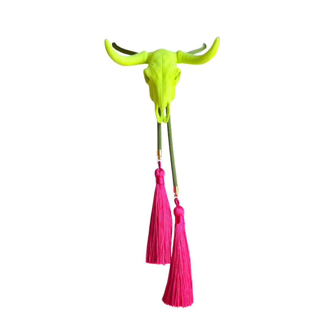 Longhorn Bolo Lime Green by Rahya Jewelry Design - Leopard Grove product image 01