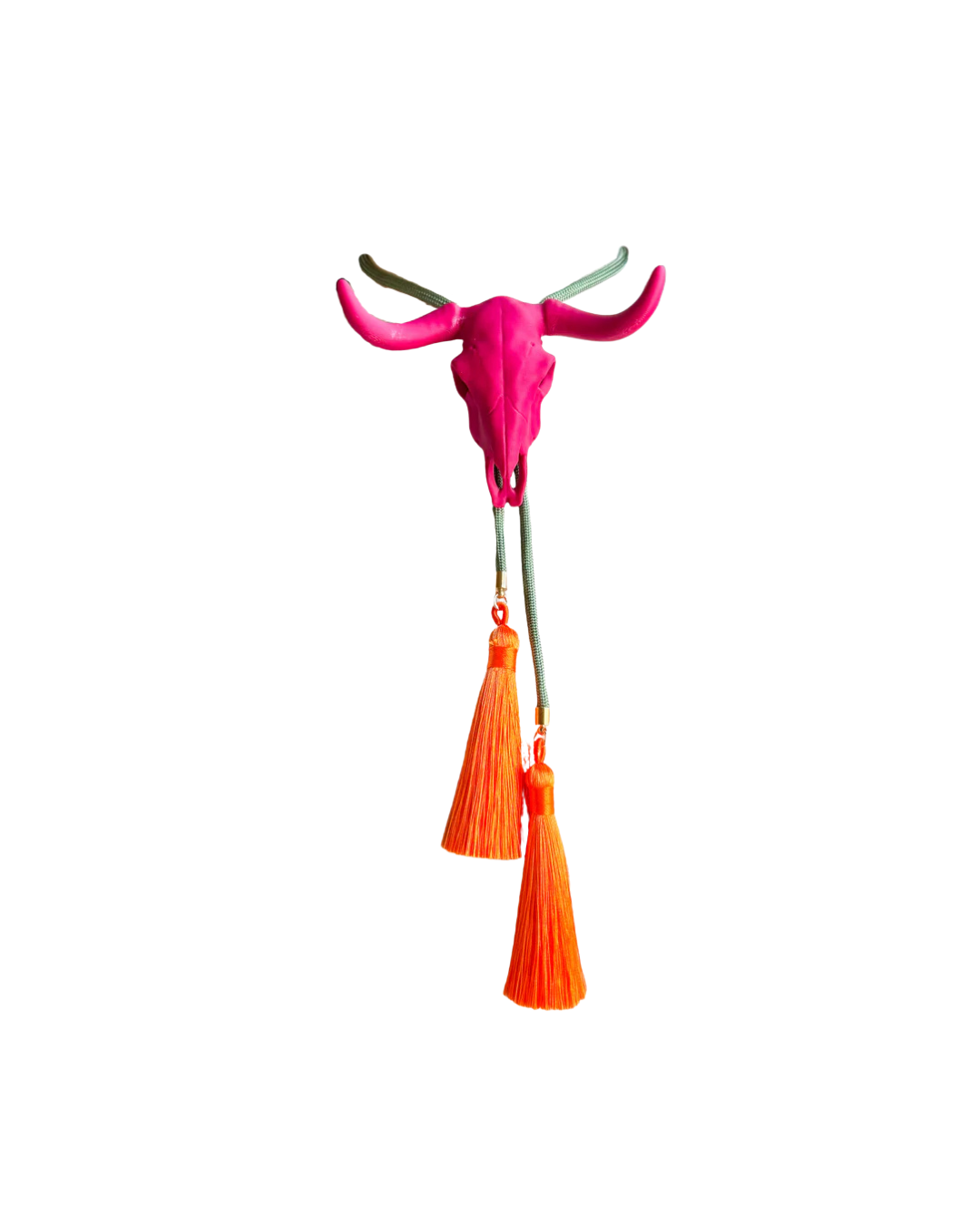 Longhorn Bolo Raspberry Pink by Rahya Jewelry Design - Leopard Grove product image 01