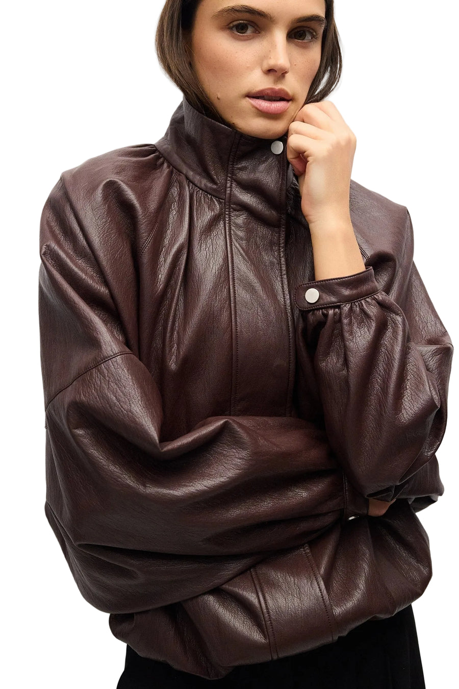 Bomber Jacket - Burgundy