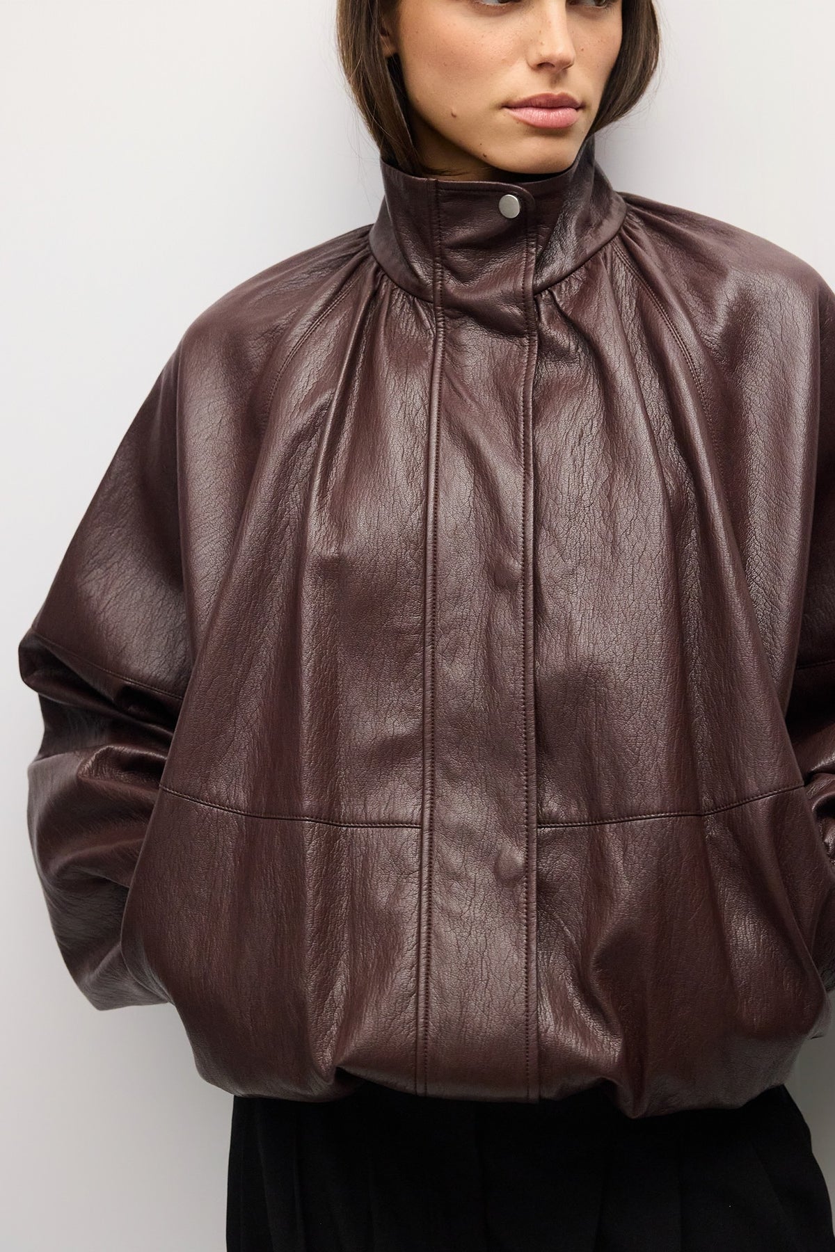 Bomber Jacket - Burgundy