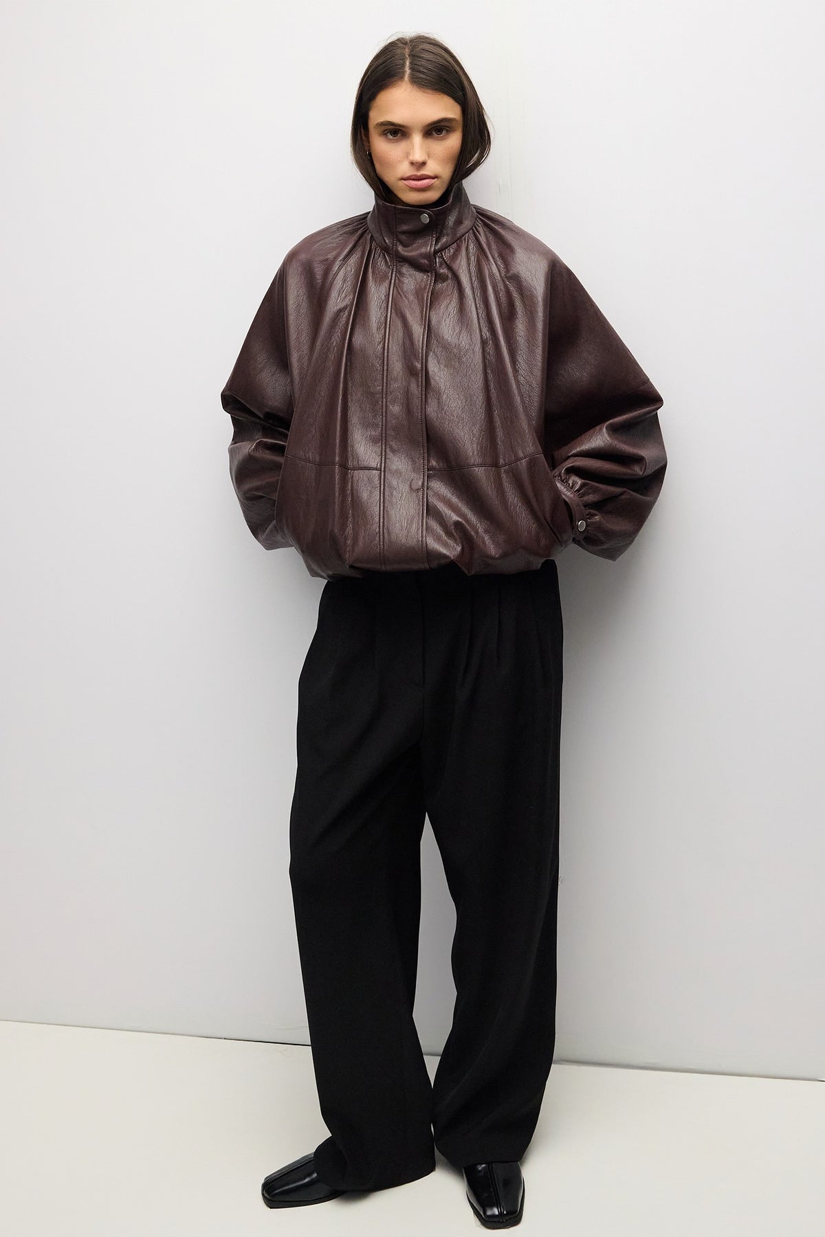 Bomber Jacket - Burgundy