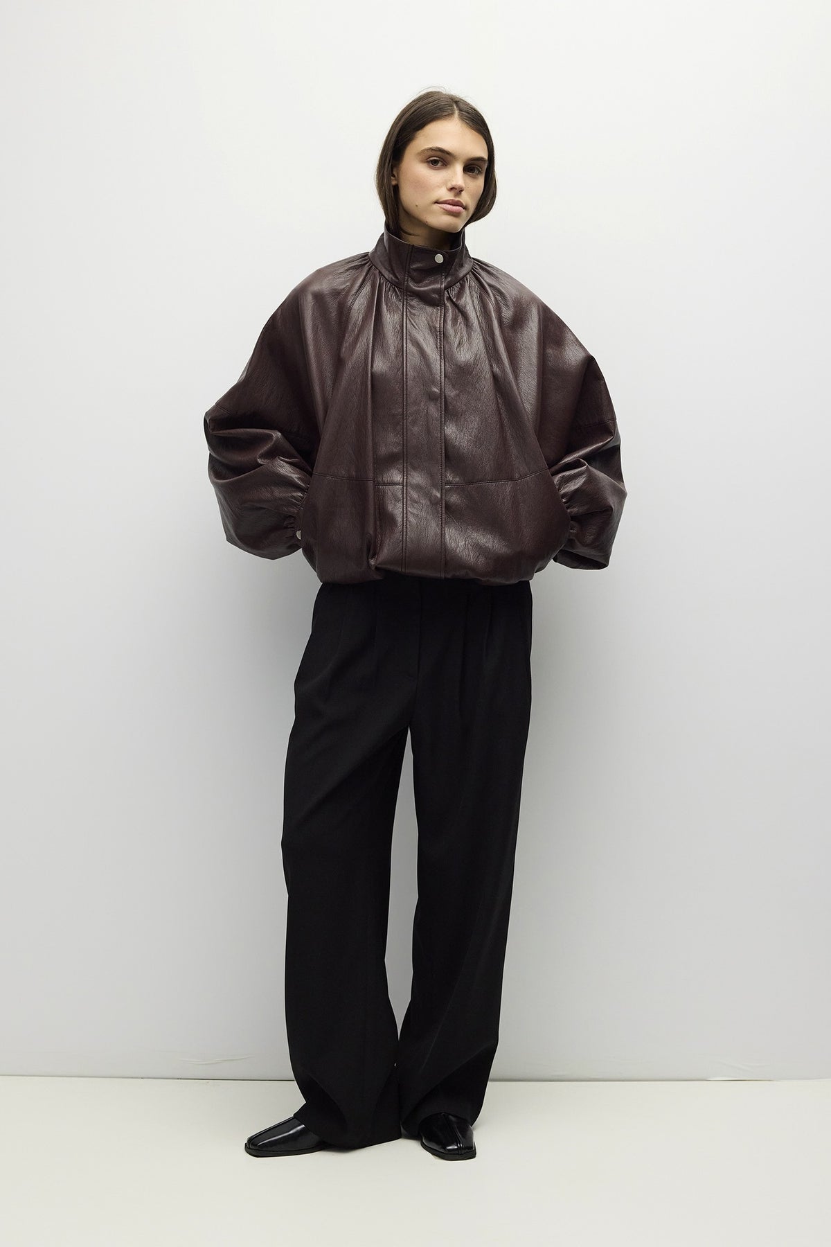 Bomber Jacket - Burgundy