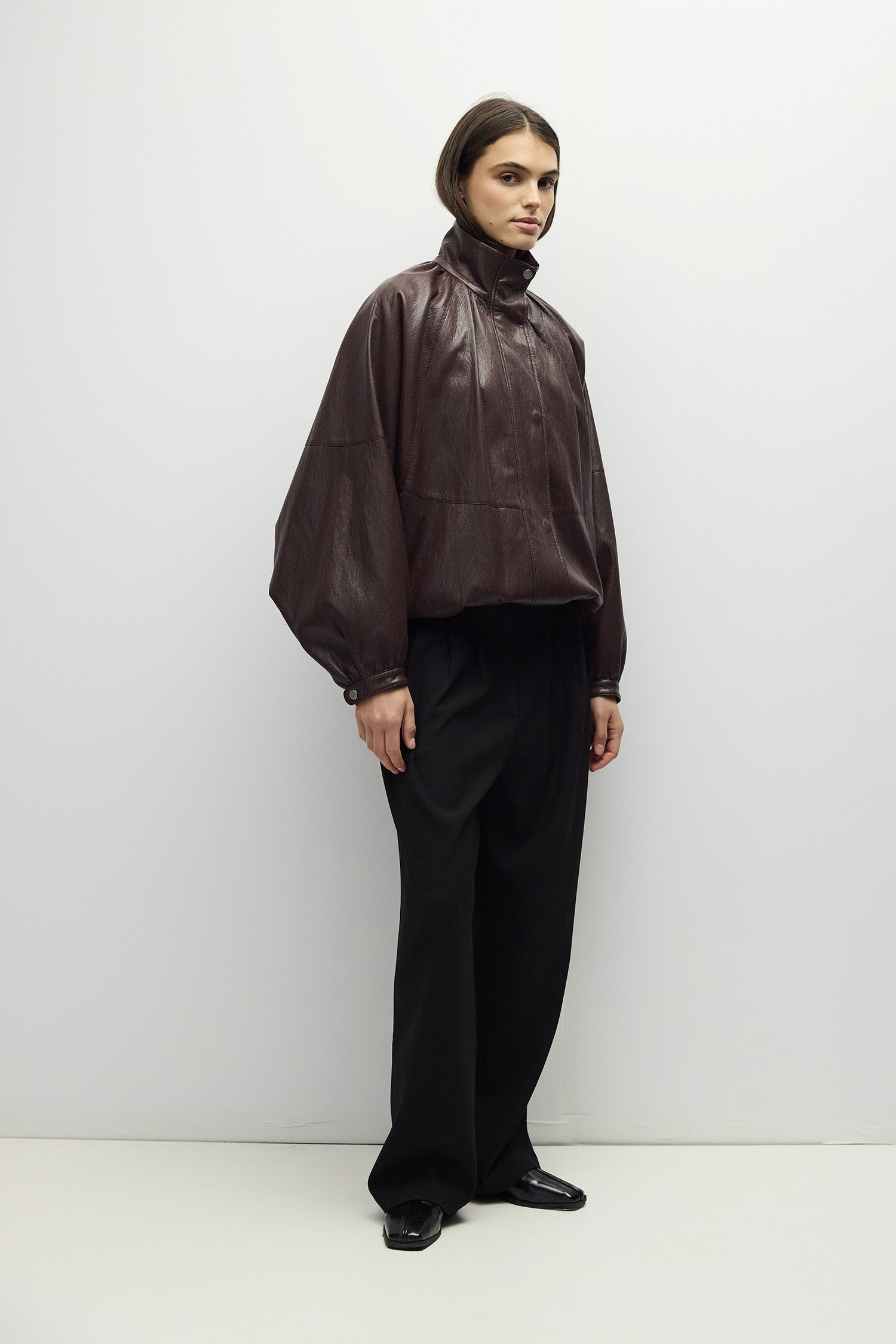 Bomber Jacket - Burgundy