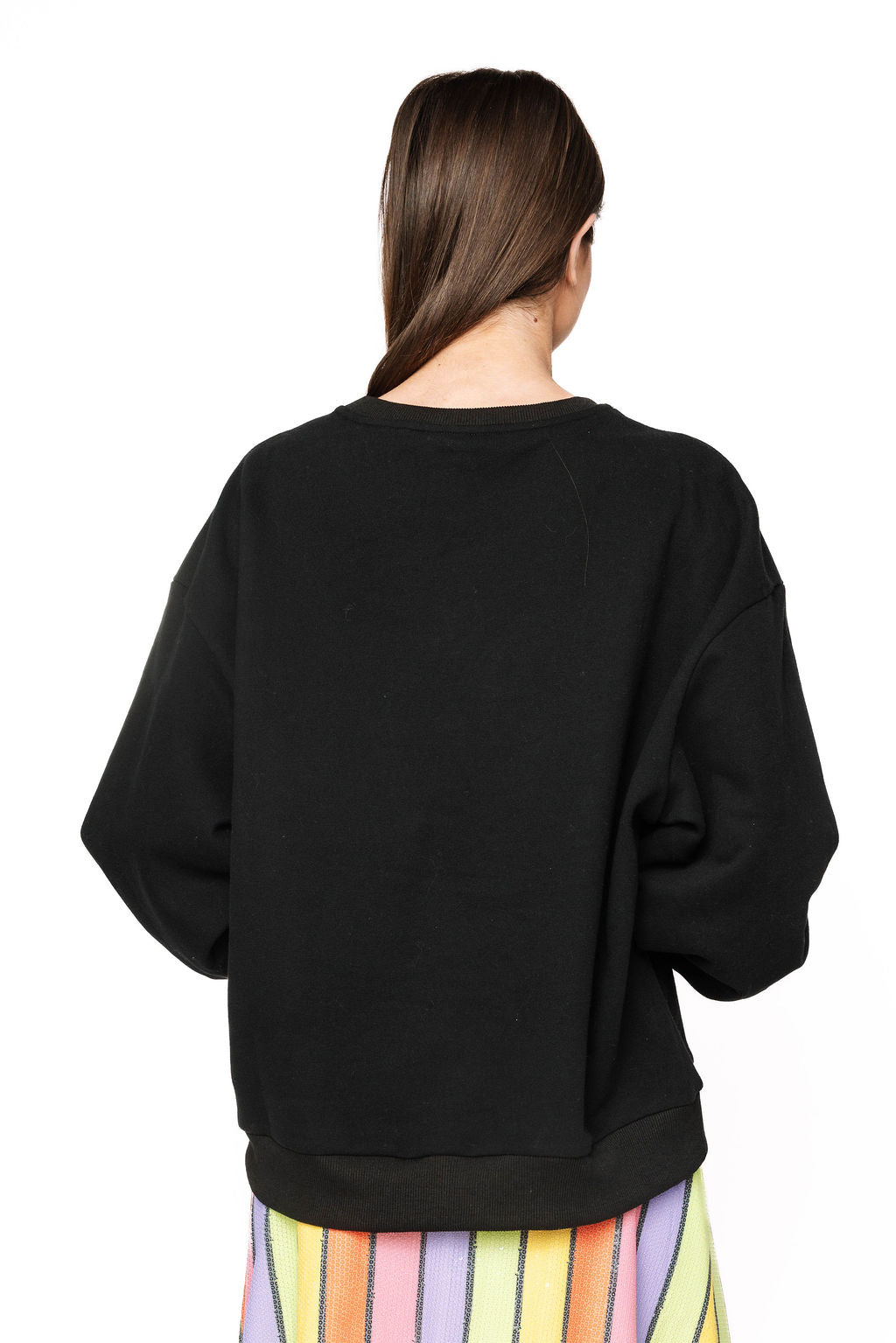 Queen of Sparkles Black Card Sweatshirt