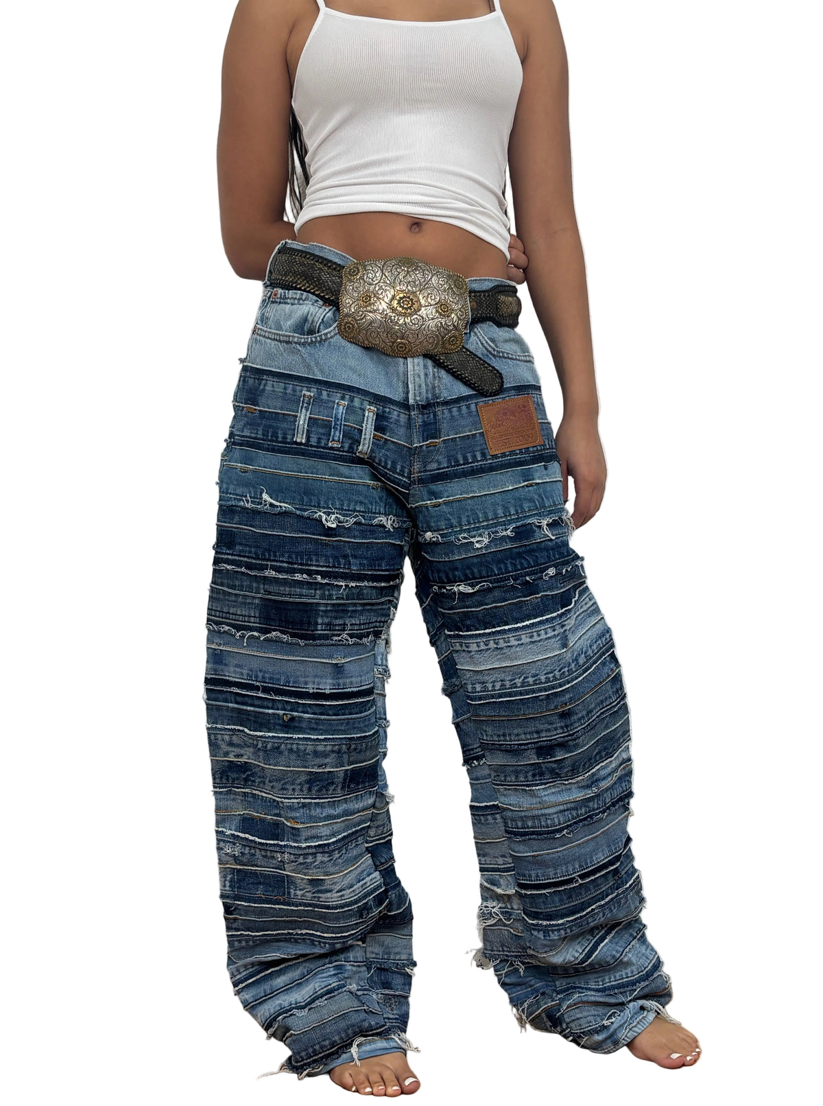 Pockets of Dreams Denim Jeans by Jaded Gypsy - western bootcut denim jeans product image 05