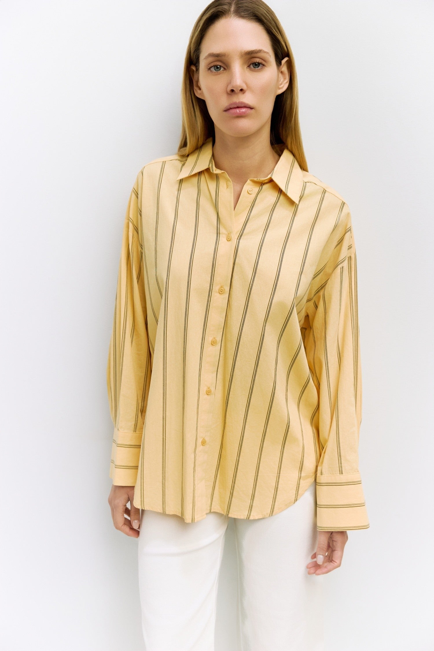 Button Up Blouse in Yellow