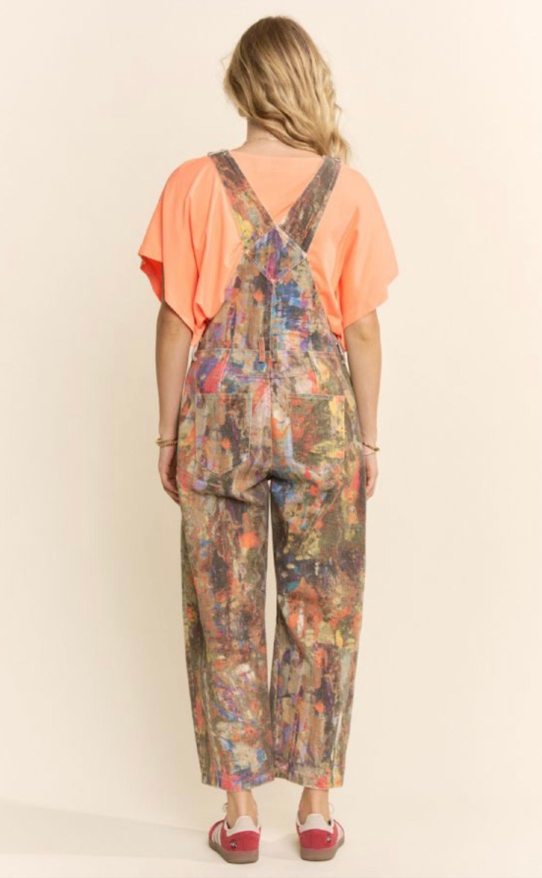 Tie Dyed Overalls Olive by Davi&Dani - Leopard Grove product image 01