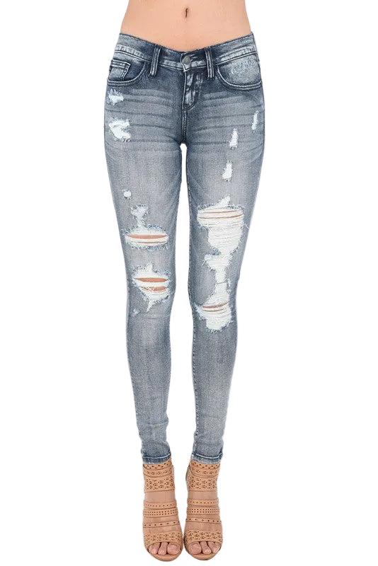 womens spandex cotton distressed destroyed skinny mid rise light blue faded jean slenderizing street style nordstrom paige gap target  