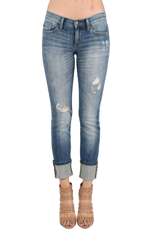 womens jeans cuff plus size street style distressed holey faded denim street style  j crew macys skinny distressed stretch gap nordstrom mid rise patch