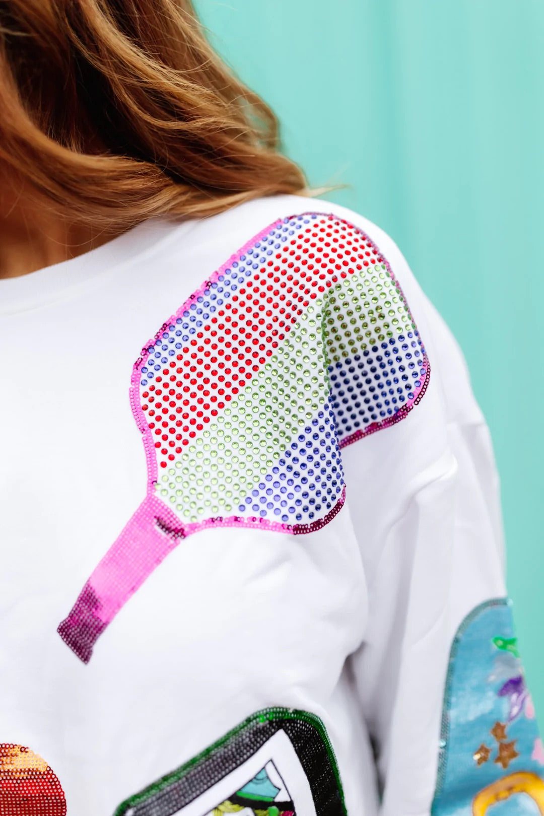 Queen of Sparkles Pickleball Queen Sweatshirt