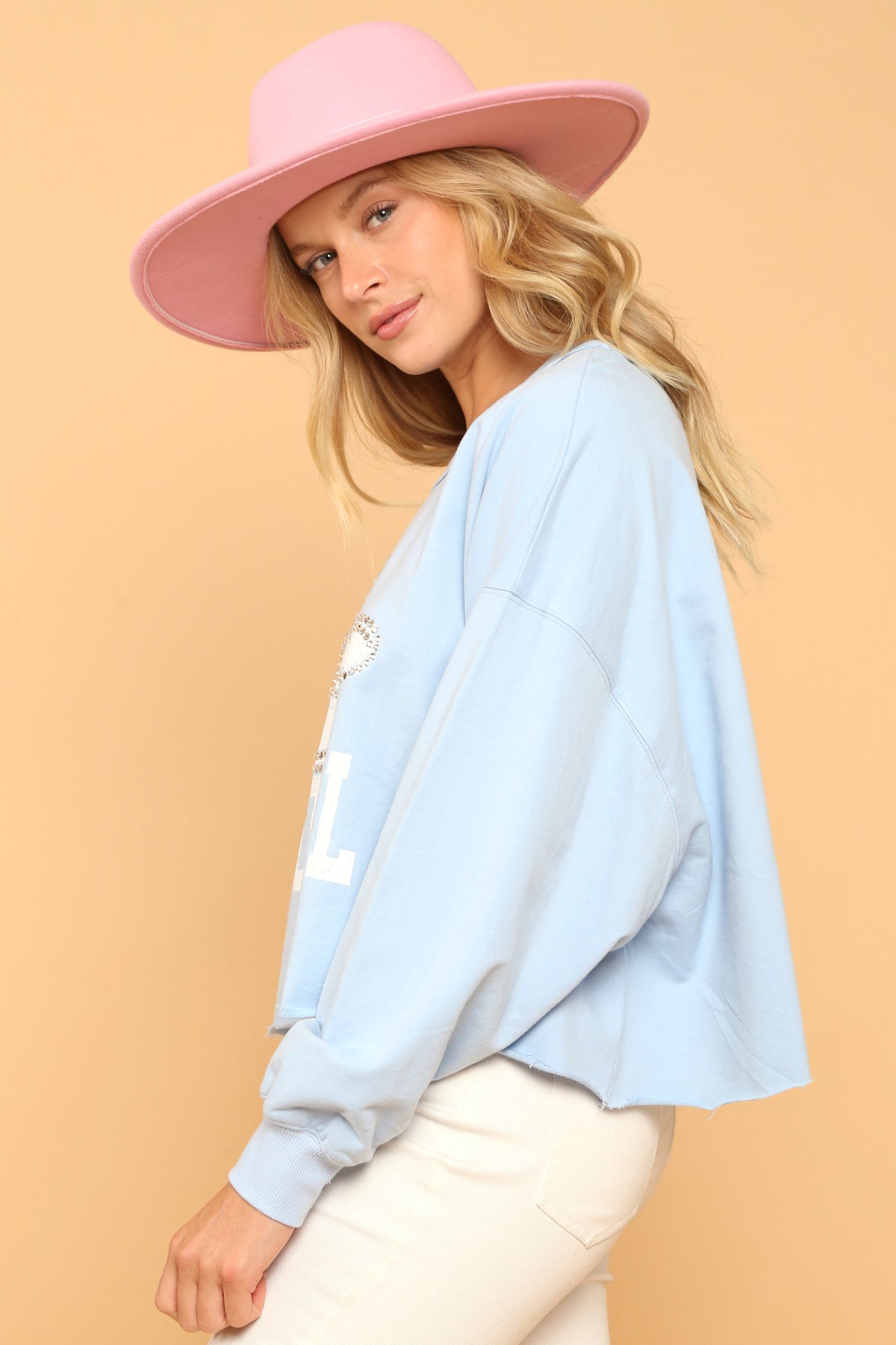 Cowgirl Rhinestone Sweatshirt by Peach Love