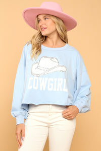 Cowgirl Rhinestone Sweatshirt