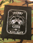 camo jacket johnny cash man in black country music vintage rock band grunge street wear coat sequin